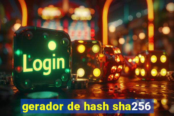 gerador de hash sha256